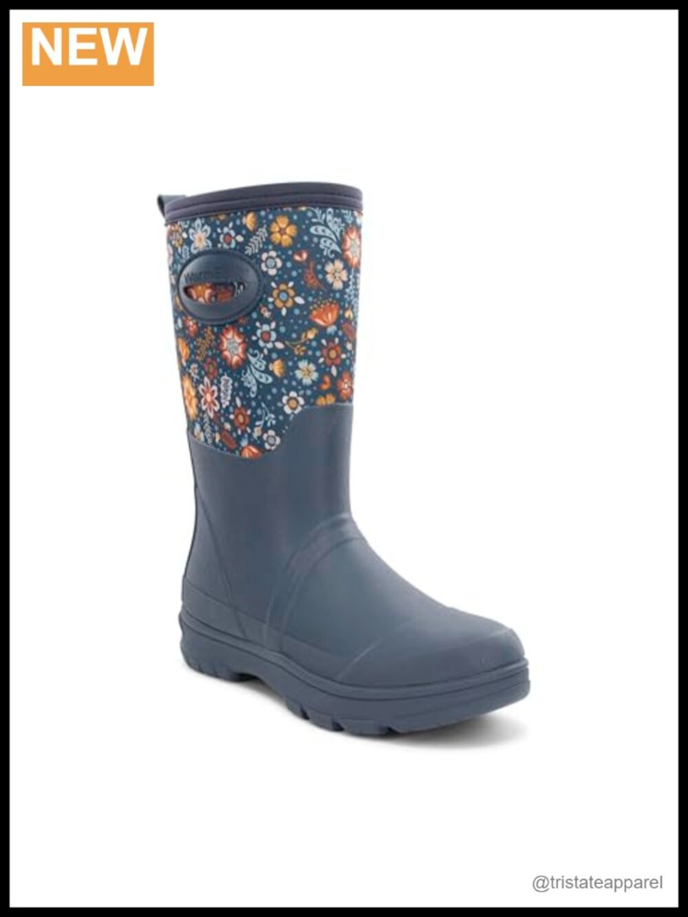 Waterproof Insulated Neoprene Mid-Calf Snow Boots with Faux Fur Lining